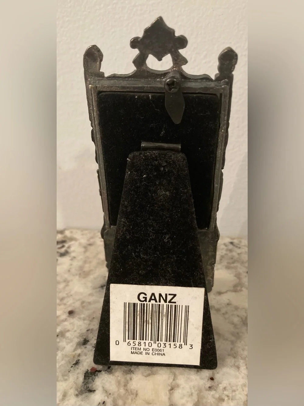 Vintage Ganz Pewter Photo Frame